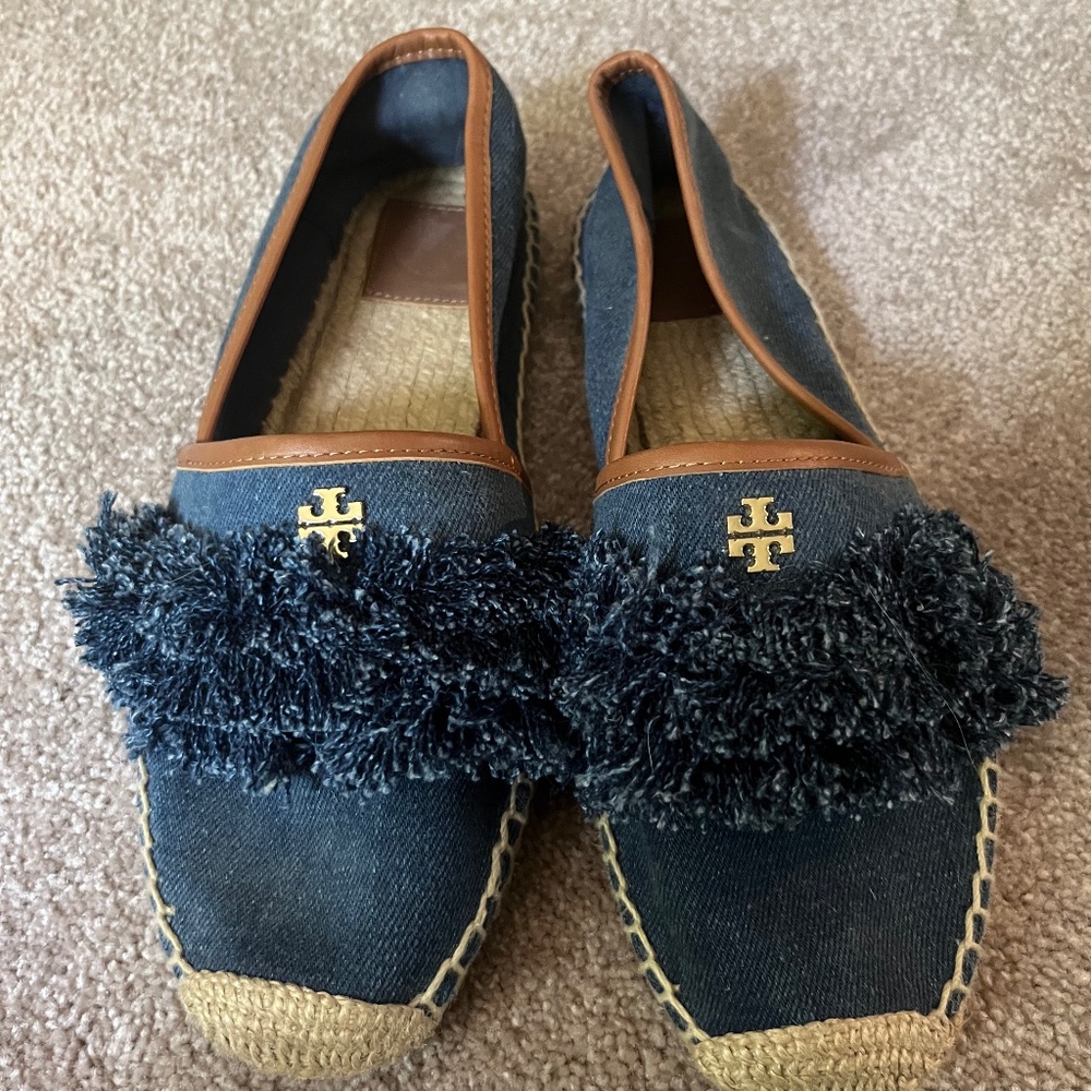 Tory Burch Flat Jean Espadrilles